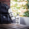 Trinkflasche Dihydrogen Monoxide mit Karabiner