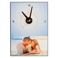 Uhr mit Foto und Namen