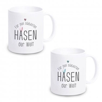 Weiße Tasse für den süßesten Hasen der Welt