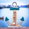 Weißer Holz-Anker mit Personalisierung