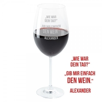 Weinglas - Dein Tag