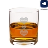 Whiskyglas - Herzen mit Wunschnamen