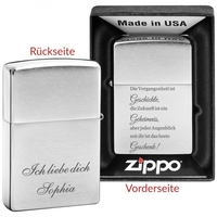 Zippo – Vergangenheitsspruch