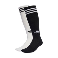 Adidas 3-Stripes Knee Socks 2-Pack Socken für Unisex White / Black