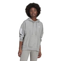 Adidas Adicolor Classics Oversize Hoodie Hoodies für Damen Grau