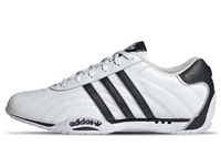Adidas Adiracer Lo Sneaker für Unisex White / Black / Silver Metalli
