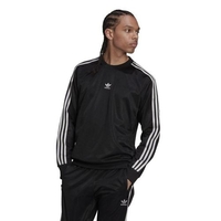 Adidas Classics Trefoil High-Shine Sweat Pullover für Herren Schwarz