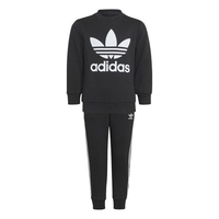 Adidas Crew Sweatshirt Set Trainingsanzüge für Kinder Schwarz