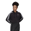 Adidas Cropped Hoodie Hoodies für Damen Schwarz