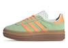 Adidas Gazelle Bold Sneaker für Damen Semi Green Spark / Orange