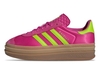 Adidas Gazelle Bold Sneaker für Damen Semi Lucid Fuchsia / Solar Slime