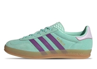 Adidas Gazelle Indoor Sneaker für Damen Clear Mint / Active Purple / Ice Lavender