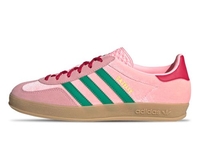Adidas Gazelle Indoor Sneaker für Damen Court Green / Glow Pink / Gum