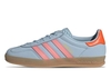 Adidas Gazelle Indoor Sneaker für Damen Wonder Blue / Solar Orange / G