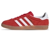 Adidas Gazelle Indoor Sneaker für Unisex Better Scarlet / White / Gum