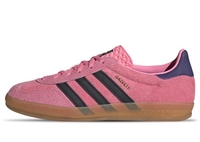 Adidas Gazelle Indoor Sneaker für Unisex Bliss Pink / Black / Purple