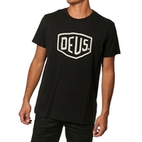 Deus Shield Tee Shirts für Herren Schwarz