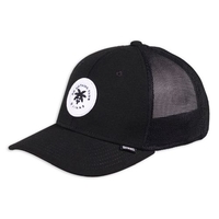 Djinns LTF DNC 2 Stretch Melange Caps für Unisex Schwarz