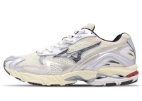 Mizuno Wave Rider 10 Sneaker für Unisex Snow White / Black Sand / Ryth