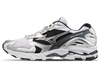 Mizuno Wave Rider 10 Sneaker für Unisex White / Silver / Black