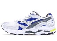 Mizuno Wave Rider 10 Sneaker für Unisex White / Silver / Surftheweb