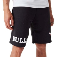 New Era Chicago Bulls Shorts Kurze Hosen/Shorts für Herren Schwarz