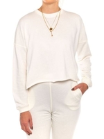 Rockamora Pullover für Damen Weiß