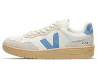 Veja V-90 Leather Sneaker für Herren Extra White / Aqua / Natural