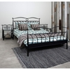 Actona Metallbett Line schwarz 140x200