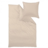 Curt Bauer Uni-Mako-Satin Bettwäsche Beige 155x220+80x80