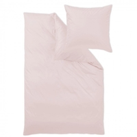 Curt Bauer Uni-Mako-Satin Bettwäsche Rosé 40x80
