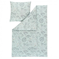 Estella Mako-Interlock-Jersey Bettwäsche Atelier Feline Mint 135x200+80x80