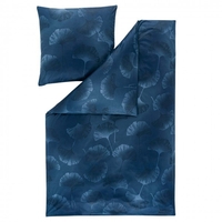 Estella Mako-Interlock-Jersey Bettwäsche Atelier Isabella Indigo 135x200+80x80