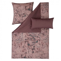 Estella Mako-Satin Bettwäsche Atelier Raphael Mauve 155x200+80x80+40x80