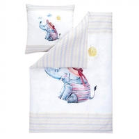 Estella Mako-Satin Bettwäsche Kids Willy Multicolor 100x135+40x60