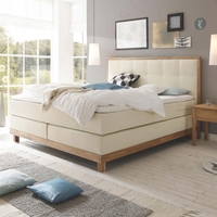 Hasena Boxspringbett Pronto Chalet 140x200 Pepe beige 327 Agrea