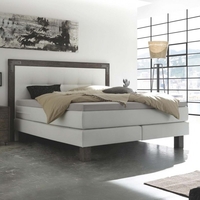 Hasena Boxspringbett Pronto Memphis 160x200 Pepe anthrazit 328 Agrea Akazie Vintage brown 62