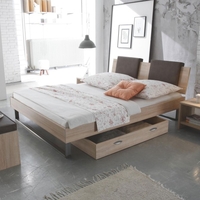 Hasena Movie-Line Holzbett Star 16 Orva Varo Indus Eiche sägerauh natur Nachbildung 200x200