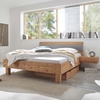 Hasena Oak-Bianco Massivholzbett Cleveland 23 Arico Ivio Eiche bianco gebürstet geölt 120x200 2x Nachttisch