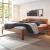 Hasena Oak-Line Massivholzbett Lisio-Xylo Eiche cognac gebürstet geölt 180x220