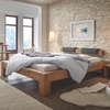 Hasena Oak-Wild Massivholzbett Bormio 18 Balco Nakio Cobo Wildeiche natur gebürstet geölt 200x220