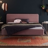 Hasena Polsterbett Dream-Line Ciara Mars Fasio rose 140x220 Stoff Shine rose 681