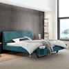 Hasena Polsterbett Dream-Line Moon Orion Slid 200x220 Stoff Prisma smaragd 673