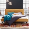 Hasena Polsterbett Dream-Line Moon Talma Tondo 200x220 Stoff Shine curry 684