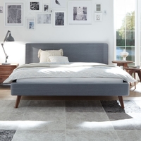 Hasena Polsterbett Dream-Line Sole Obag Masi 200x220 Stoff Ranch stone 660
