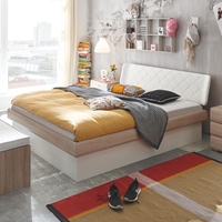 Hasena Soft-Line Holzbett Noble 14 Gabo Practico-Box Eiche sägerauh natur Nachbildung 160x220