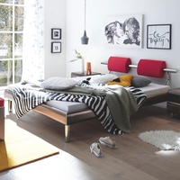 Hasena Soft-Line Holzbett Noble 14 Oria Soko Ferrara Wenge 090x220