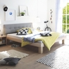 Hasena Soft-Line Holzbett Noble 14 Ronna Ivio Eiche sägerauh natur Nachbildung 100x220