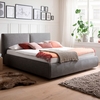 Meise Möbel Polsterbett Atesio mit Bettkasten,  Lattenrost und Matratze Anthrazit 180x200 7 Zonen TTFK (21 cm) H2