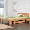 Modular Massivholzbett Varese Perledo Kernbuche natur geölt 180x220